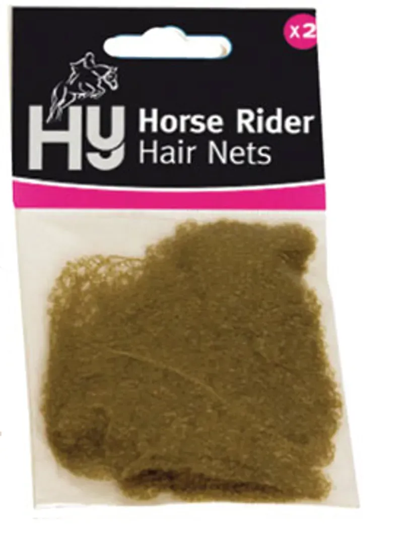 Hy Equestrian Hair Net - - Light Brown standard weight