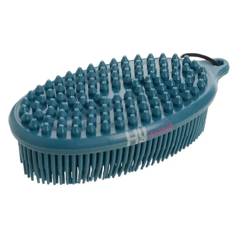Hy Shine Pebble Brush in Teal