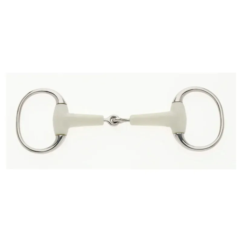 Lorina Flexi Eggbutt Jointed Snaffle in White
