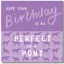 Gubblecote Beautiful Greetings Card in Perfect as a Pony