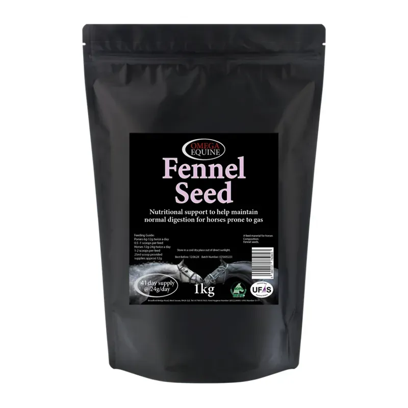 Omega Equine Fennel in Black