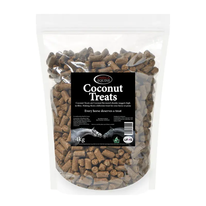 Omega Equine 4kg Treats in Coconut