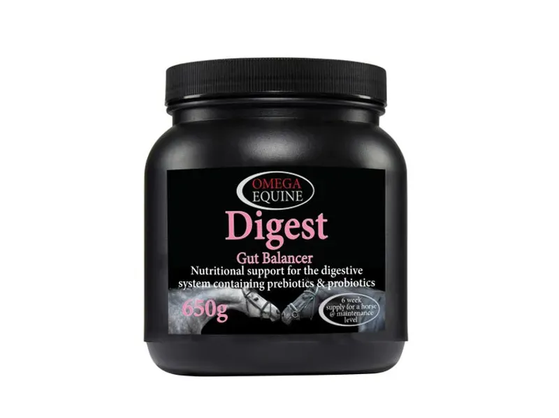 Omega Equine Digest Gut Balancer in Black