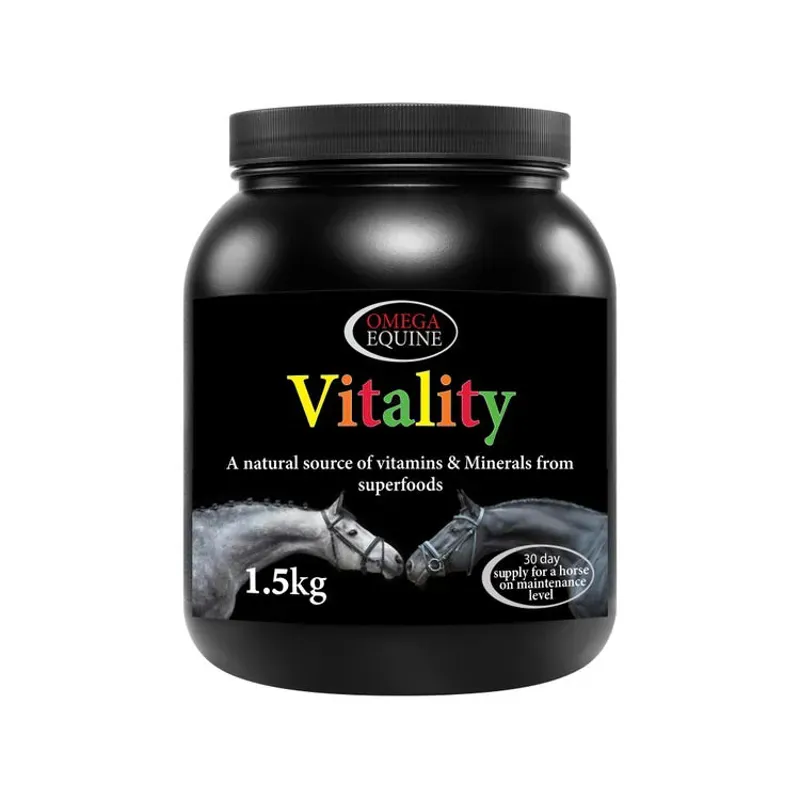 Omega Equine Vitality in Black