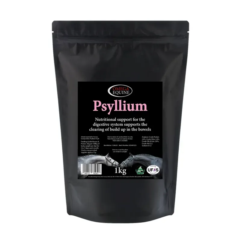 Omega Equine Psyllium in Black