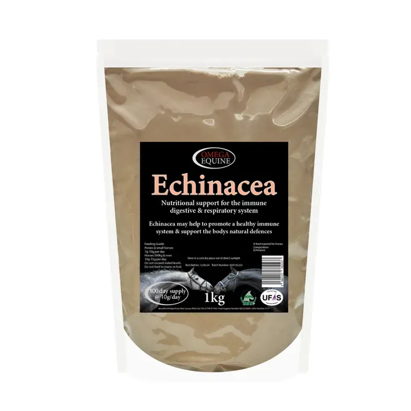 Omega Equine 1kg Echinacea in Black