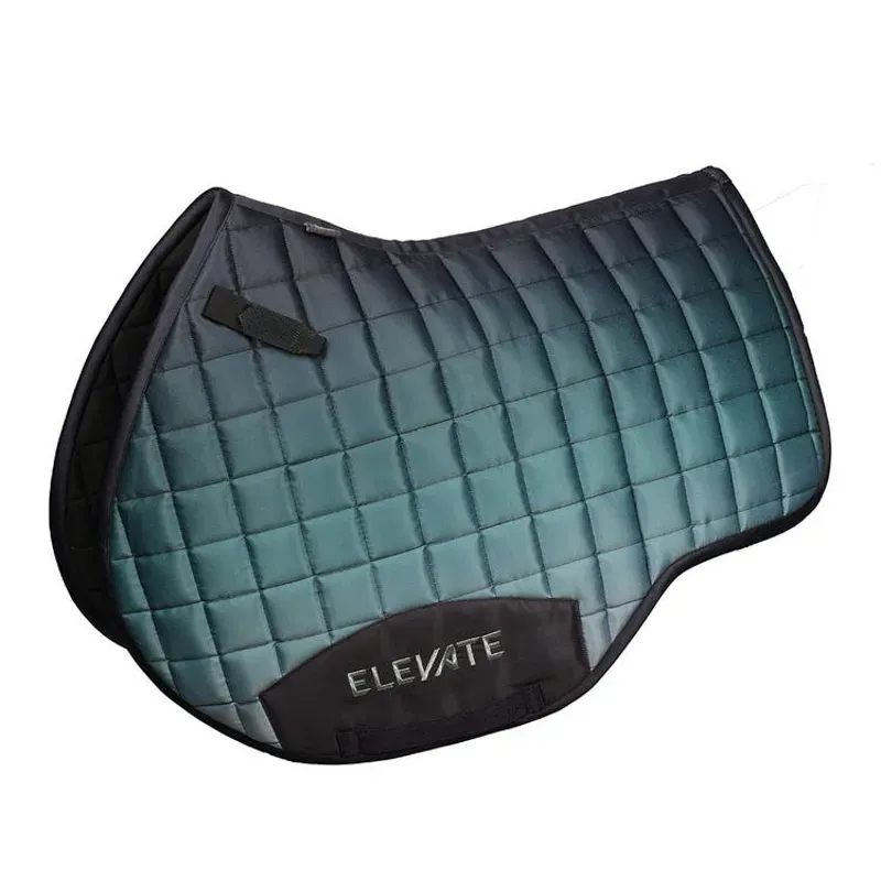 Hy Equestrian Elevate Saddle Pad in Navy/Olive