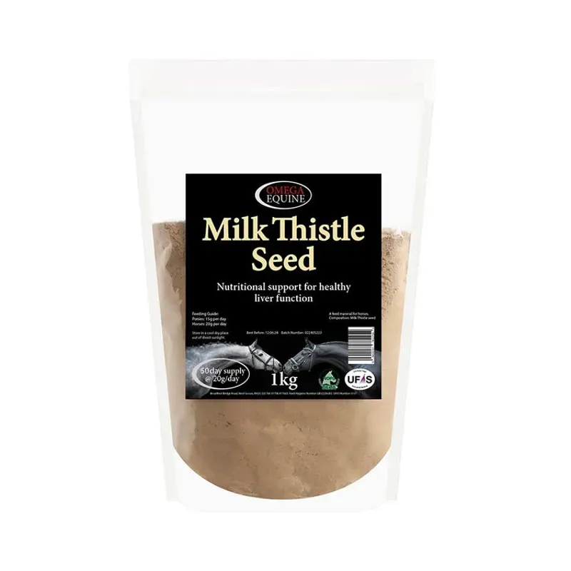 Omega Equine Milk Thistle in Black