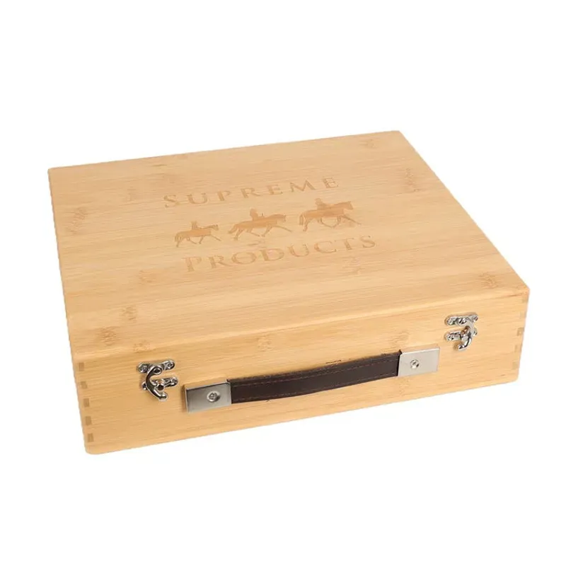 Supreme Products 34cm x 39cm Gleaming Grooming Box in Wood