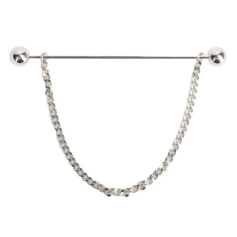 Supreme Products Class Act Collar Pin in Silver