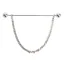 Supreme Products Class Act Collar Pin in Silver