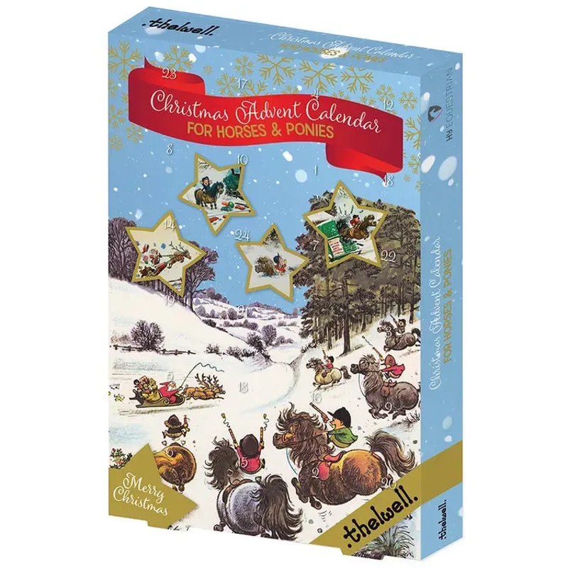 Thelwell Christmas Ride Advent Calendar - single