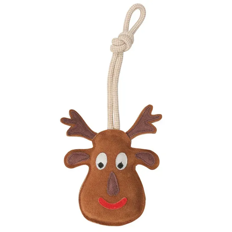 Benji and Flo Christmas Dog Toys in Reindeer