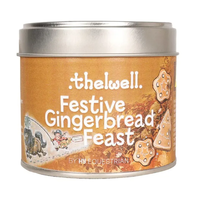 Hy Equestrian Thelwell Collection 190g Candle in Festive Gingerbread Feast