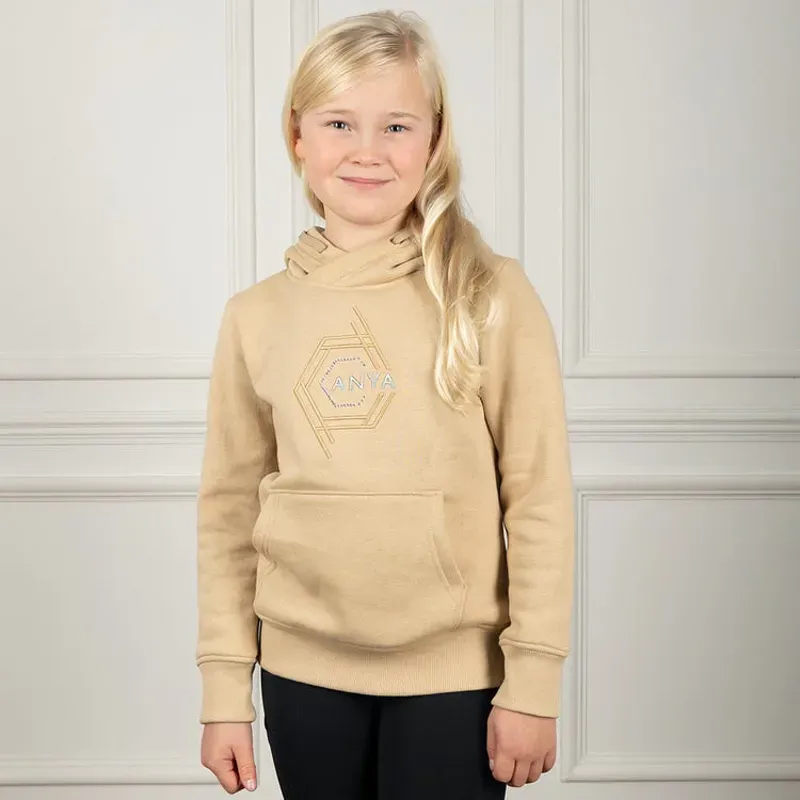 Coldstream X Anya Childs Diamante Hoodie in Champagne