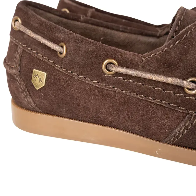 Hy Equestrian Savona Deck Shoes in Brown-1