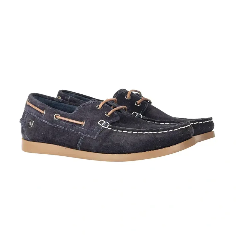 Hy Equestrian Savona Deck Shoes in Navy