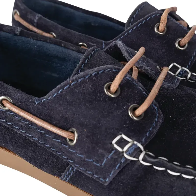 Hy Equestrian Savona Deck Shoes in Navy-1
