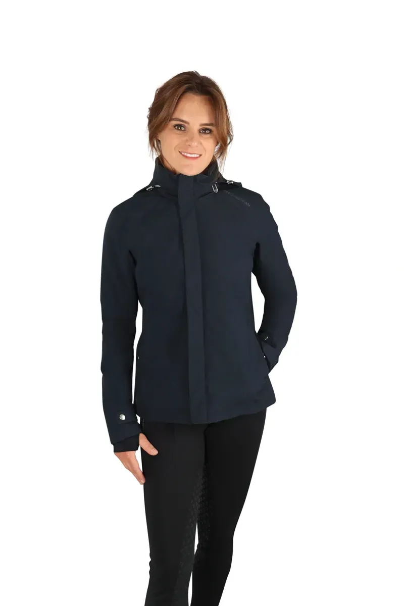Hy Equestrian Elevate Lightweight Waterproof Jacket in Navy
