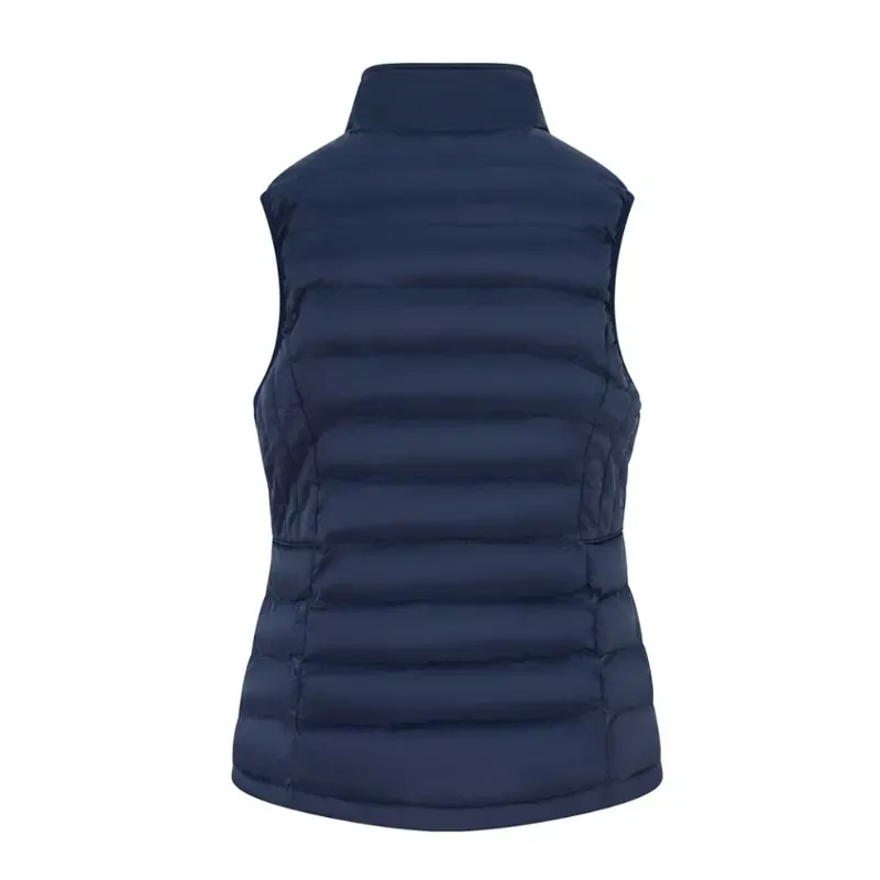 Equetech Inferno Asymmetrical Heated Gilet in Navy-3