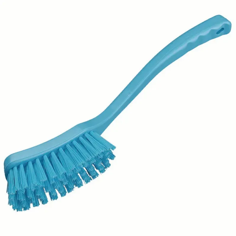 Hill Brush 40 / 6.5mm Stiff Long Handled Brush in Blue