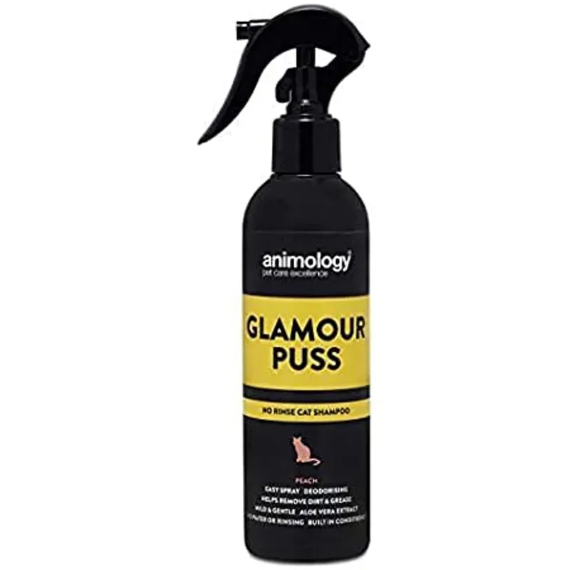 Animology Glamour Puss No Rinse Peach Cat Shampoo - 250ml