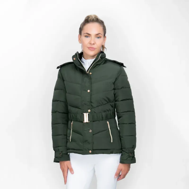 Coldstream Cornhill Quilted Coat in Fern Green-1