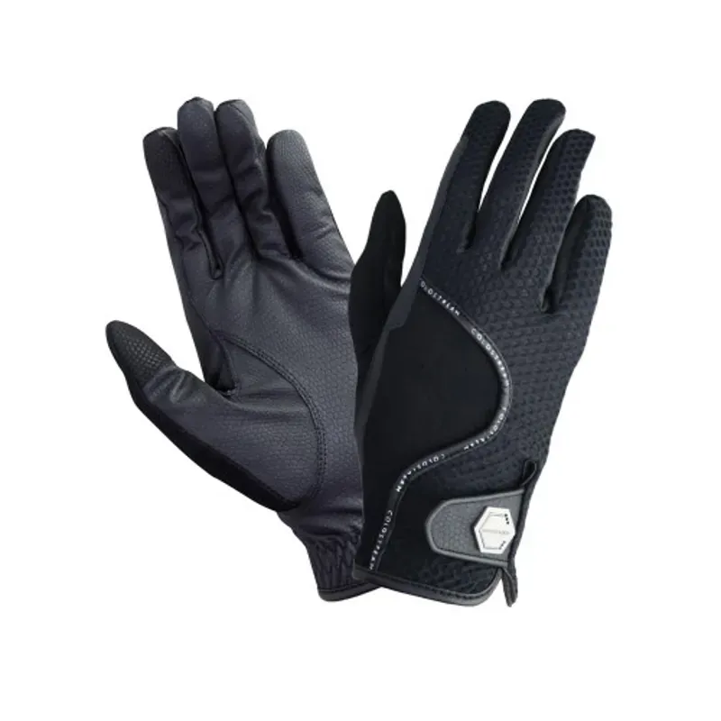 Coldstream Swinton Combi Mesh Summer Riding Gloves in Black