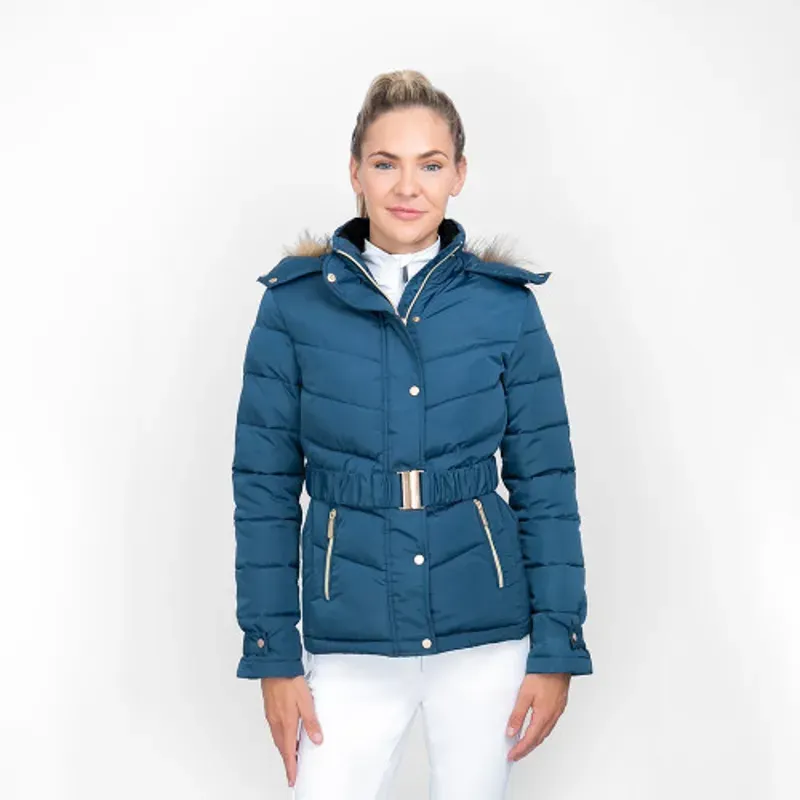 Coldstream Cornhill Quilted Coat in Cool Slate Blue-1