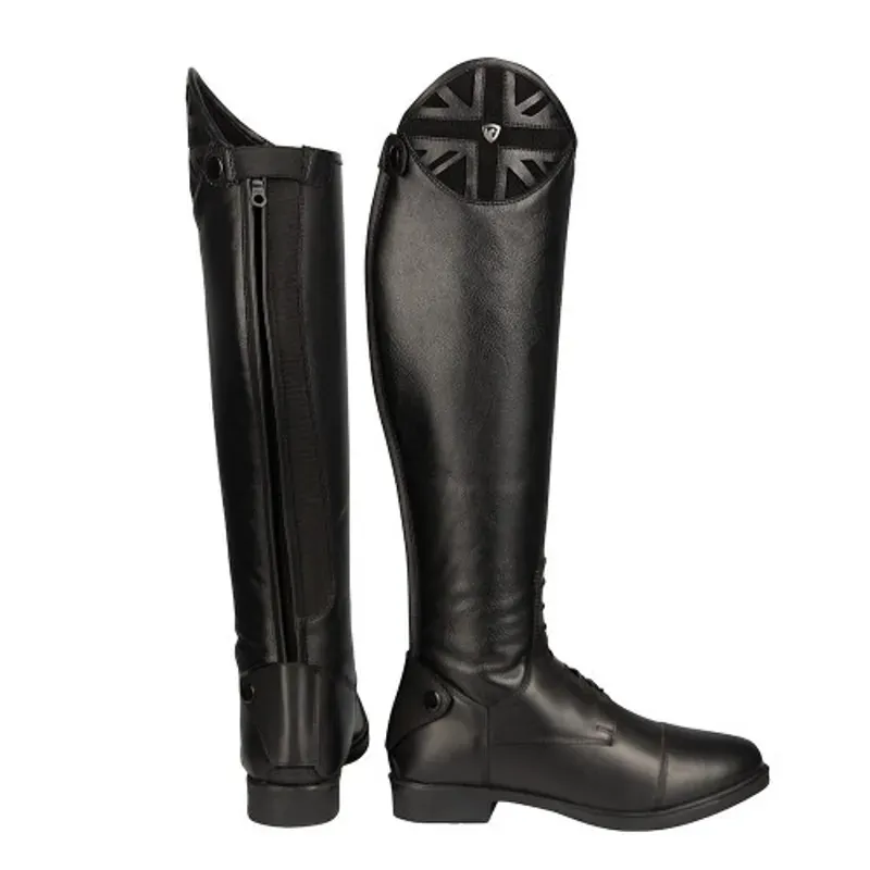 Hy Equestrian Union Jack Riding Boots in Black-1