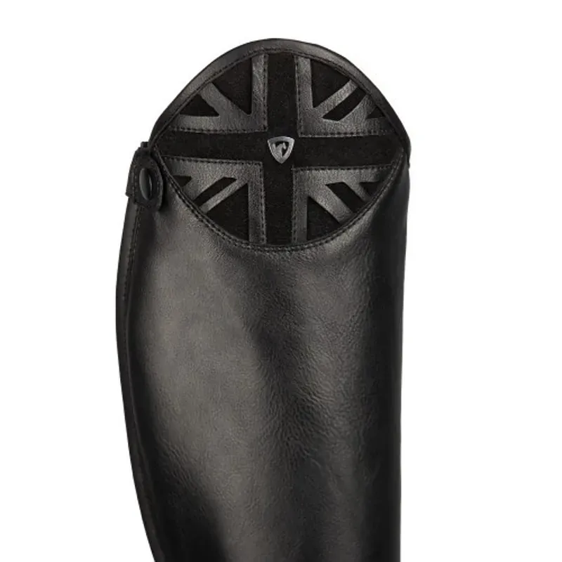 Hy Equestrian Union Jack Riding Boots in Black-3