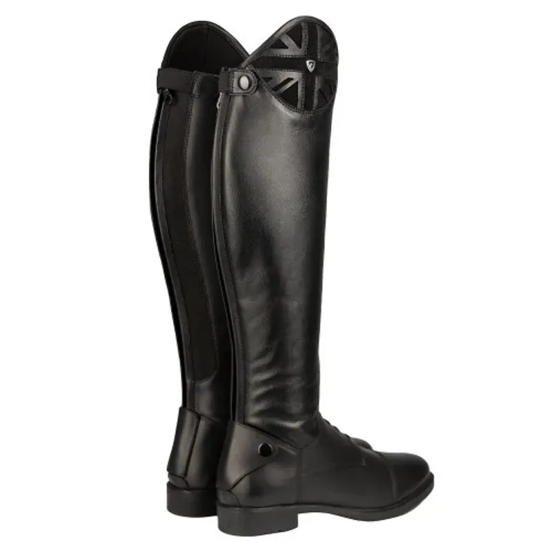 Hy Equestrian Union Jack Riding Boots in Black-2