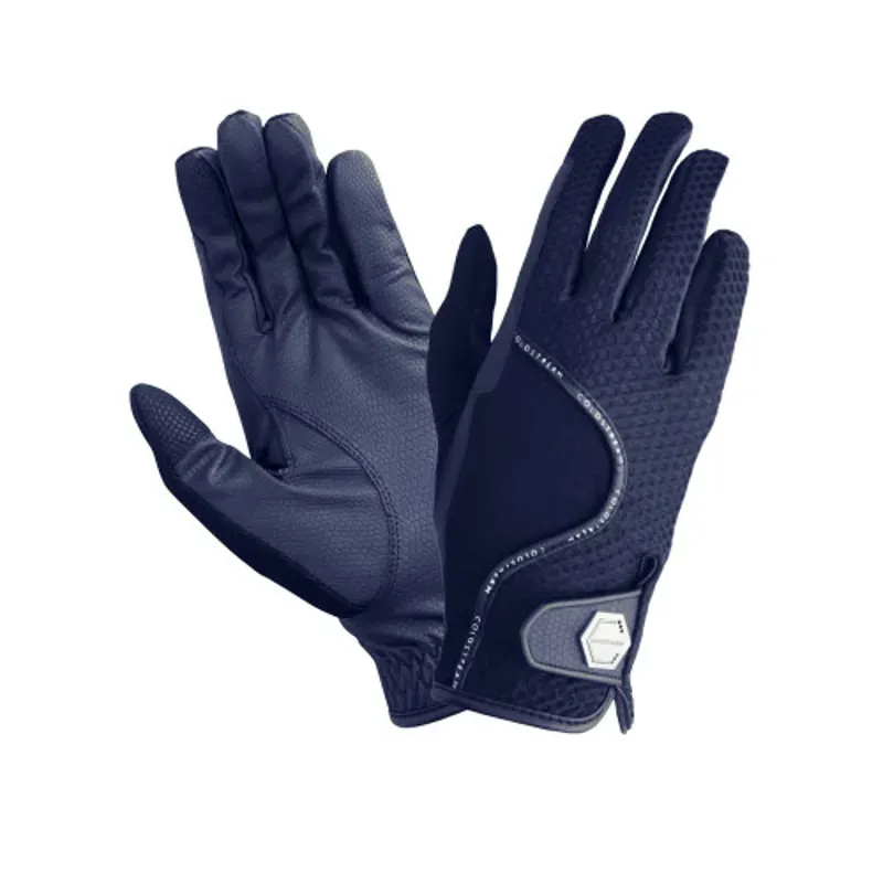 Coldstream Childs Next Generation Swinton Combi Mesh Summer Riding Gloves in Navy