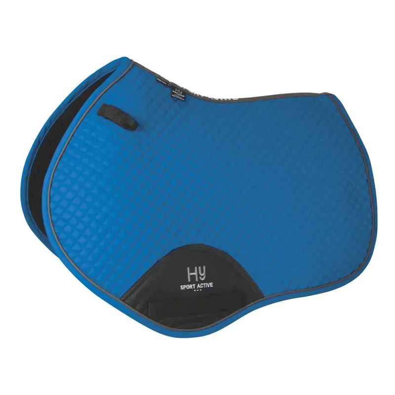 Hy Equestrian Sport Active Close Contact Saddle Pad in Jewel Blue
