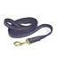 Hy Soft Webbing Lead Rein Without Chain - Navy/ Grey Navy/Grey