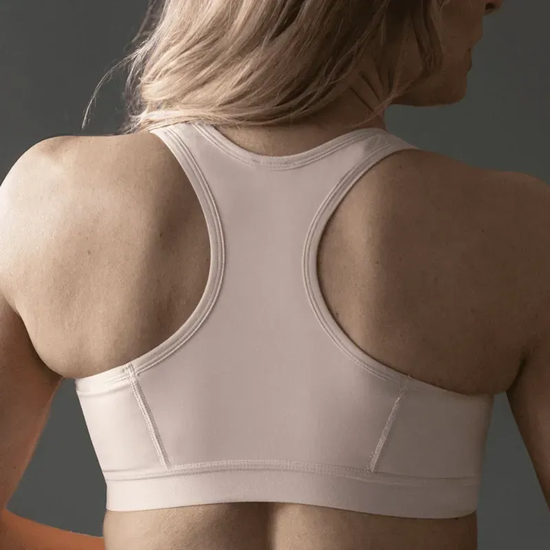 Equetech Performance Sports Bra in Nude/Beige-2