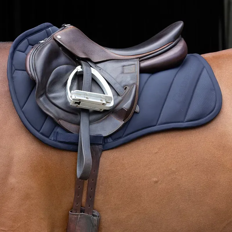 Coldstream Edrom Close Contact Saddle Pad in Navy