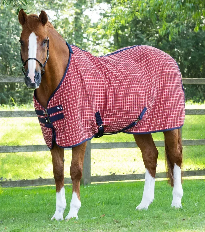 Premier Equine 6'6 3D Waffle Cooler in Red