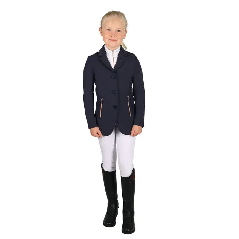 Hy Equestrian Children's Roka Regal Show Jacket - - Navy age 9 to 10 years