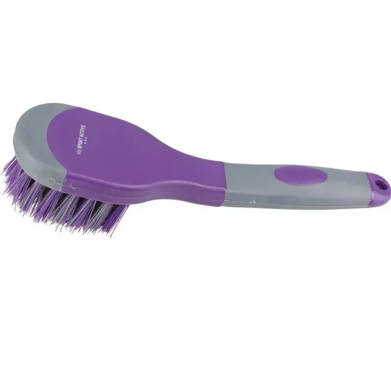 Hy Equestrian Sport Active Bucket Brush in Royal Violet