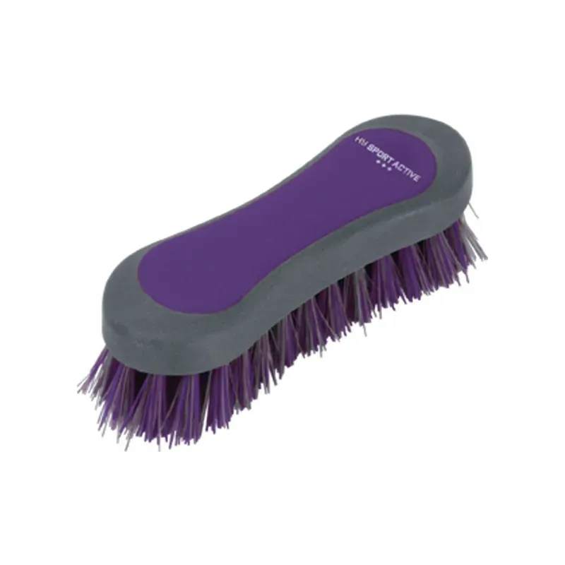 Hy Equestrian 12.3 x 4cm Sport Active Face Brush in Royal Violet