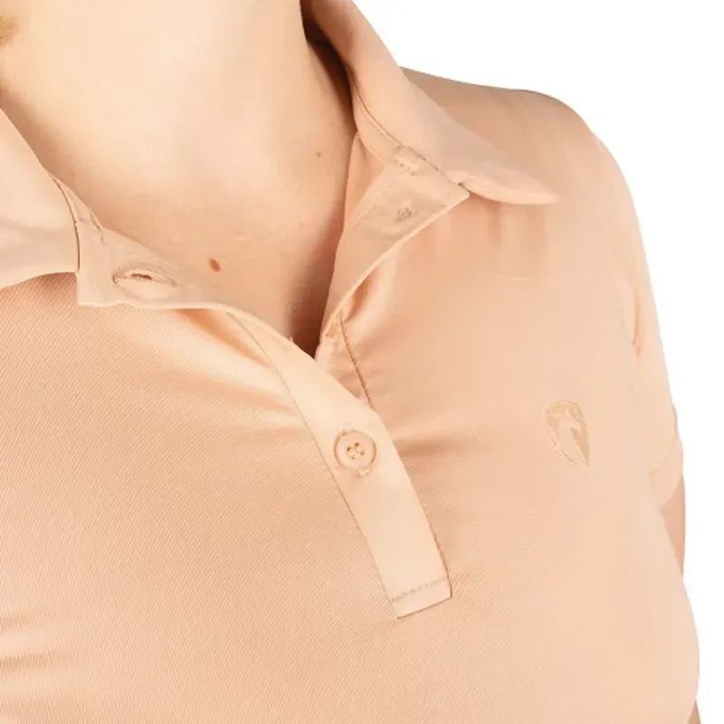 Hy Equestrian Essential Polo Shirt in Maple Sugar-3