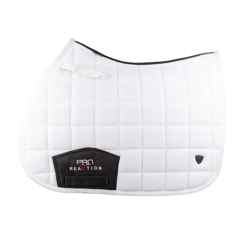 Hy Equestrian Pro Reaction 3D Mesh GP Saddle Pad in White