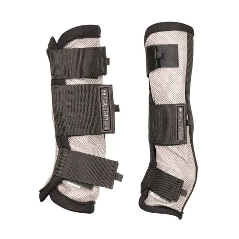 Hy Equestrian Fly Mesh Boot in Grey/Black