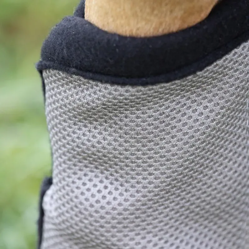 Hy Equestrian Fly Mesh Boot in Grey/Black-3