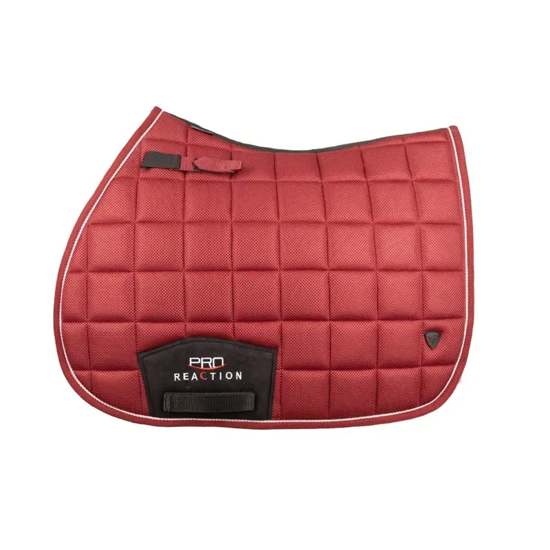 Hy Equestrian Pro Reaction 3D Mesh GP Saddle Pad in French Merlot