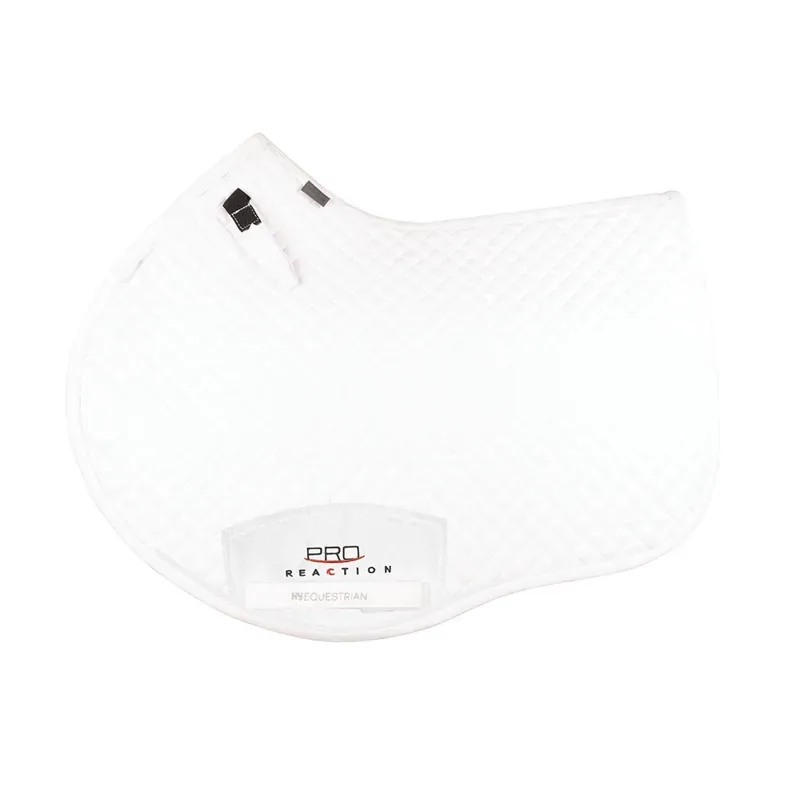 Hy Equestrian ProReaction Pima Close Contact Saddle Pad in White