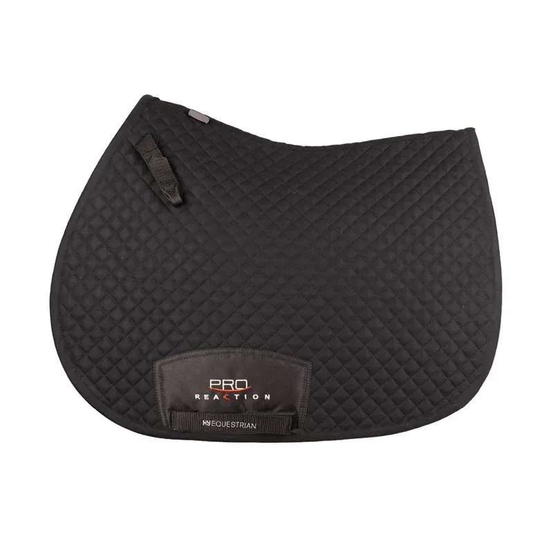 Hy Equestrian ProReaction Pima GP Saddle Pad in Black
