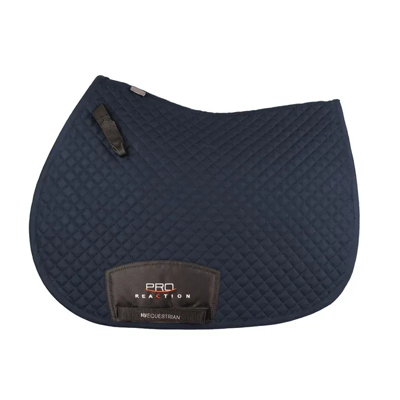Hy Equestrian ProReaction Pima GP Saddle Pad in Navy