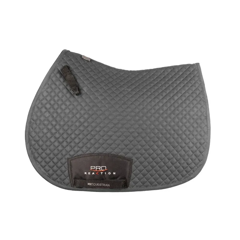 Hy Equestrian ProReaction Pima GP Saddle Pad in Grey